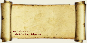 Natalija Trifković vizit kartica